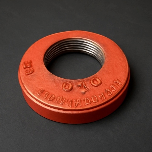 Заглушка-переходник под резьбу грувлок ковкий чугун ДУ 100x50 (ДН 114x60) 4x2