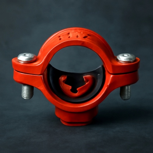 Хомут малый под резьбу грувлок ковкий чугун ДУ 40х15 (ДН 48х21) 11/2x1/2