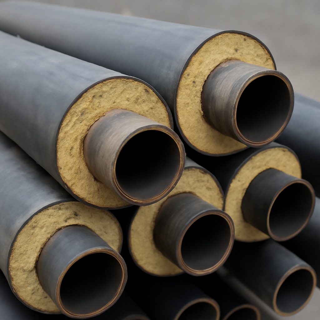 Труба электросварная в базальтовой изоляции 530х10 мм Ст3сп5 ГОСТ 10704-91