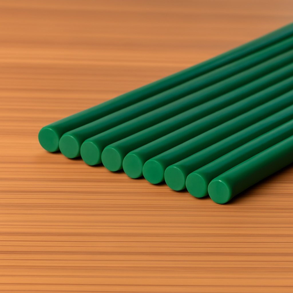 Стержень полиэтиленовый зеленый 160х1000 мм PE 1000 ТУ 22.21.10-011-17152852-2019