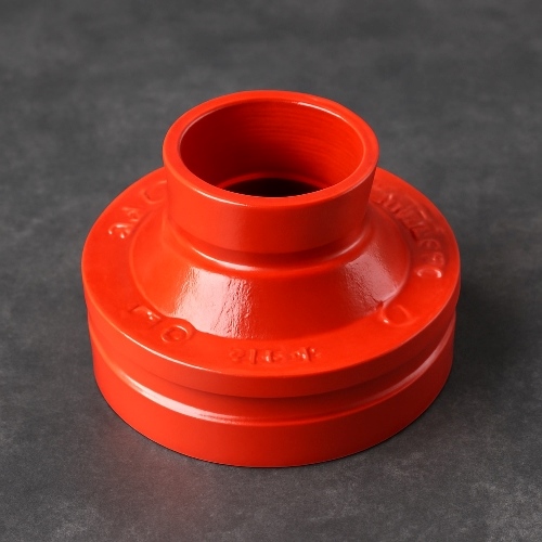 Переход концентрический под муфту грувлок ковкий чугун ДУ 150x100 (ДН 168x114) 6x4