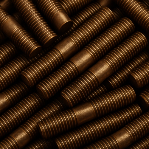 Шпилька бронзовая М24 шаг резьбы 2 мм БрАМц9-2 ГОСТ 1759.0-87