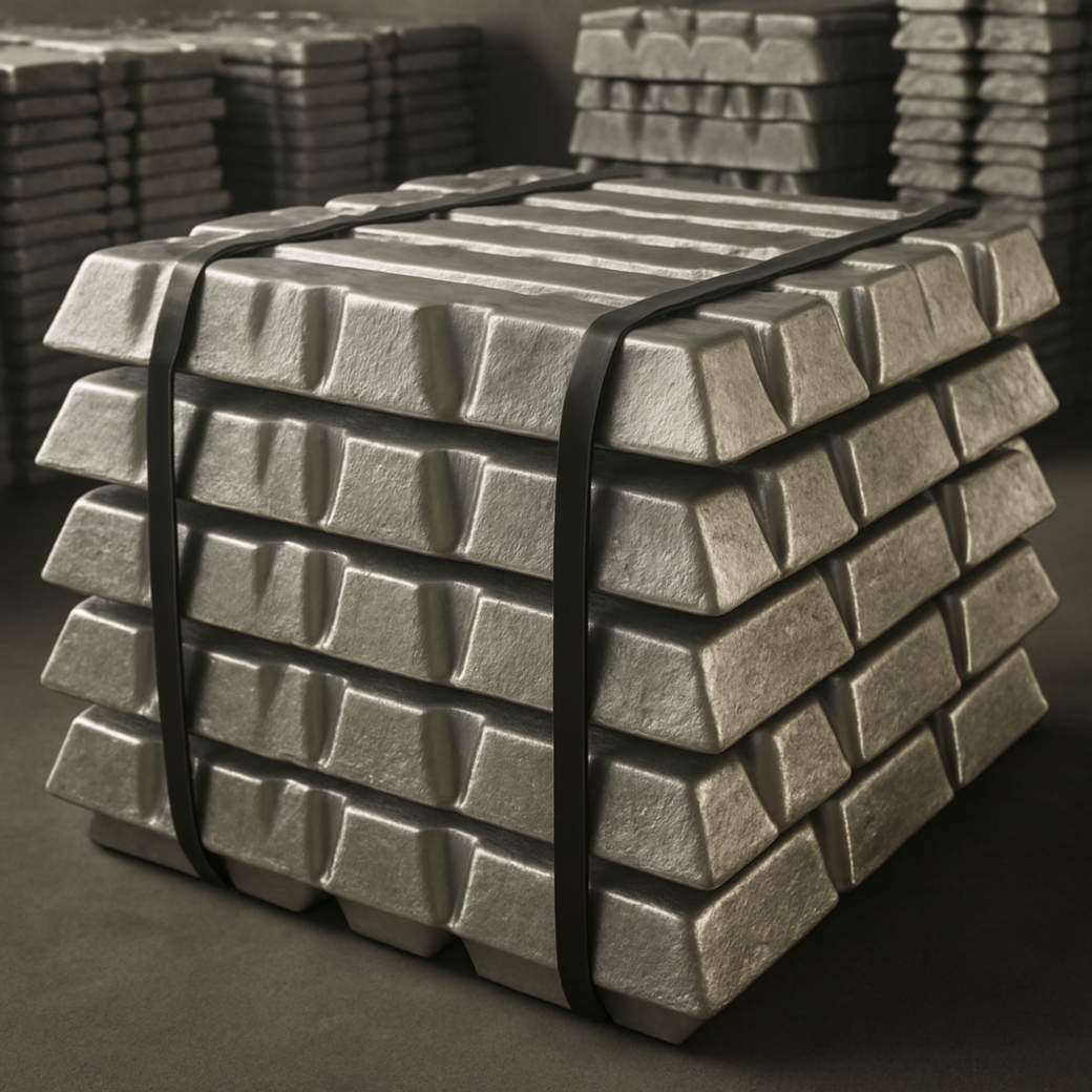 Чушка алюминиевая 10 кг АМ4,5Кд ГОСТ 1583-93