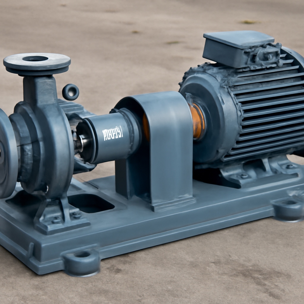 Химические насосы АХ100-65-315И-СД на раме, б/д, б/м